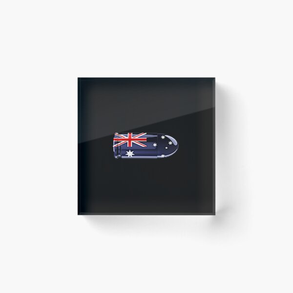 Item preview, Australian Flag Bullet designed and sold by RENAGADE4LYF.