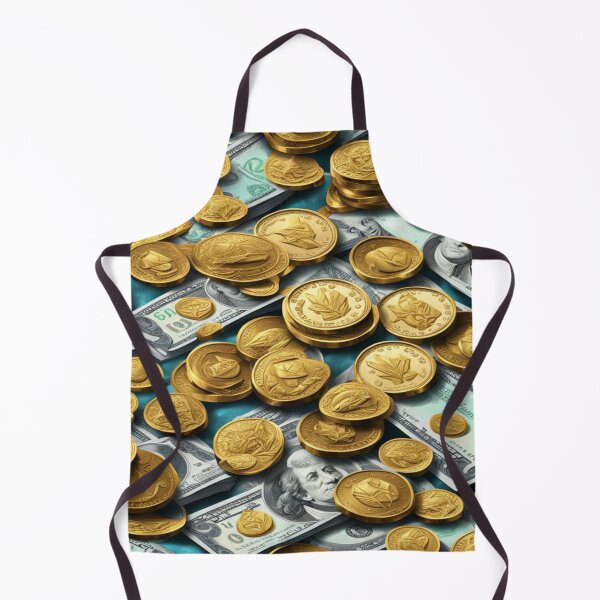 Item preview, coins and dollar bills. Let's wealth! designed and sold by BlissMarket.