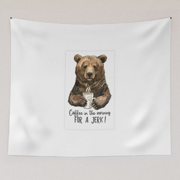 Item preview, Bear with coffee 4 designed and sold by Aleks894.