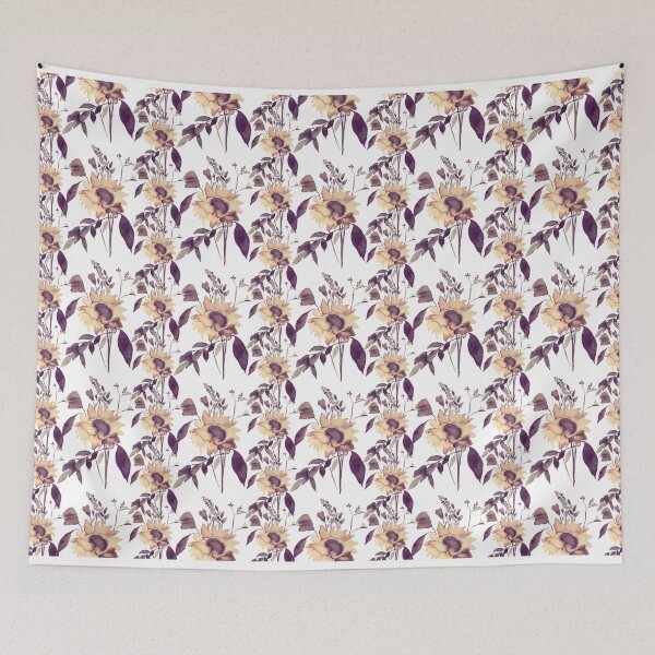 Item preview, Vivien – Sepia on White designed and sold by Elizabeth Becker.