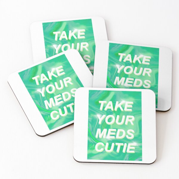 Item preview, Take your meds cutie, medication reminder designed and sold by Soft-and-Tough.