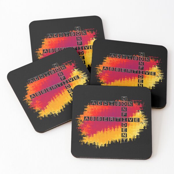 Item preview, Addison, Confident and Assertive Crossword. designed and sold by words-my-art.