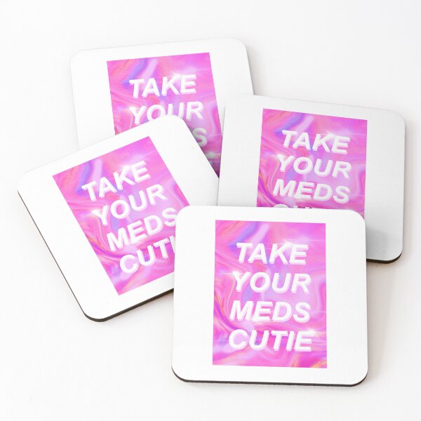 Item preview, Take your meds cutie, medication reminder designed and sold by Soft-and-Tough.