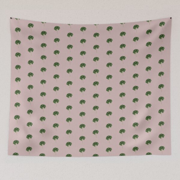 Item preview, Pink Real Five Leaf Clover Print Found in the Wild St. Patrick's Day designed and sold by kattakitty.