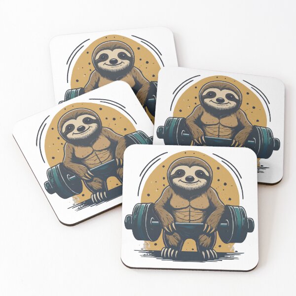 Item preview, Sloth Funny Cute Gym Lifting designed and sold by Designowner.