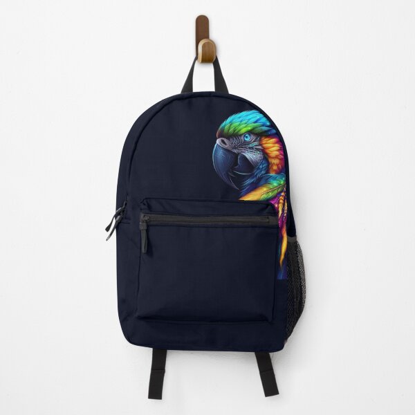 Item preview, Rainbow Macaw Radiance designed and sold by LyssasMindArt.