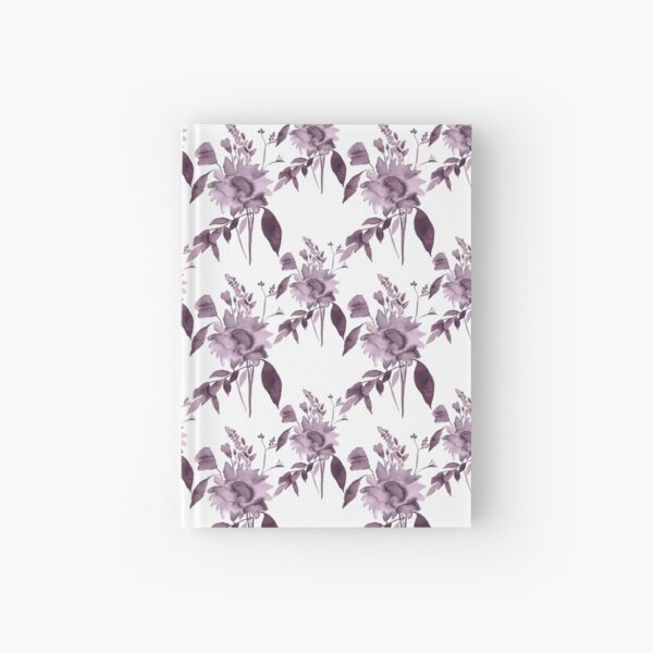 Viv – Eggplant on White Hardcover Journal