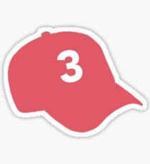 Chance The Rapper "3" Hut Sticker - Lachs Sticker