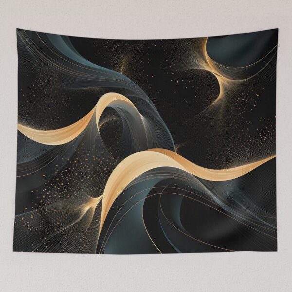 Item preview, Interwoven elegant line design print designed and sold by dcrc.
