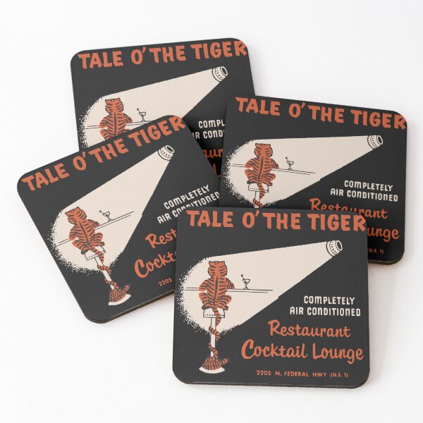 Item preview, Tale O' The Tiger Vintage Match Cover designed and sold by Corinne Alexa Jackson.