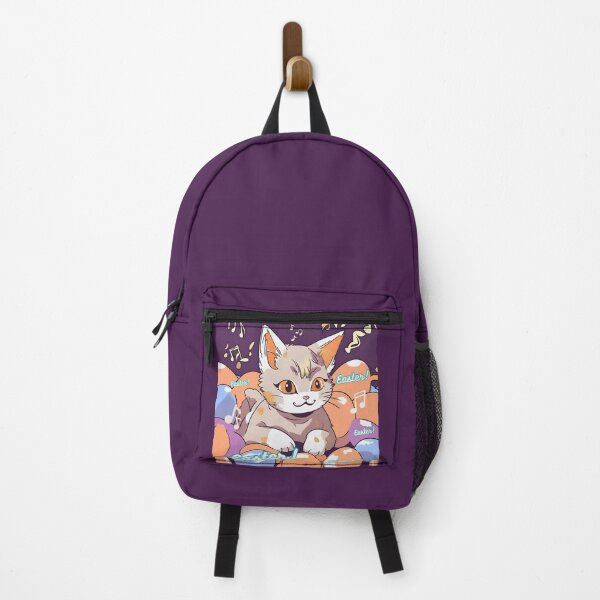 Item preview, Smiling kitten and Easter eggs designed and sold by Artbellachi.