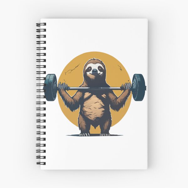 Item preview, Sloth Funny Cute Gym Lifting designed and sold by Designowner.