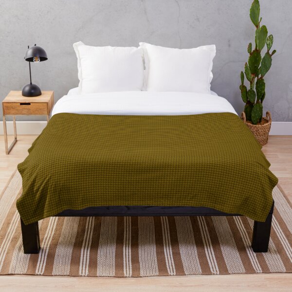 Item preview, Gold Delta Faux Houndstooth Faux Gingham Space Inspired Pattern designed and sold by IncoherentFab.