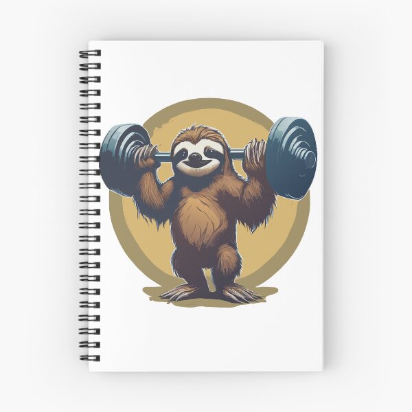 Item preview, Sloth Funny Cute Gym Lifting designed and sold by Designowner.