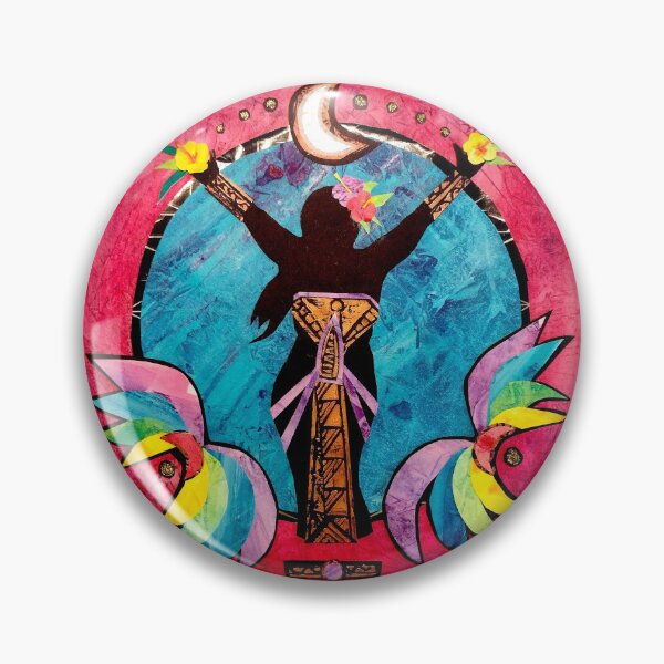 Item preview, Hawaiian Moon Goddess Hina designed and sold by Goddessart.