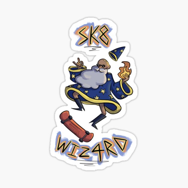 Item preview, SK8 WIZ4RD designed and sold by eueuesart.