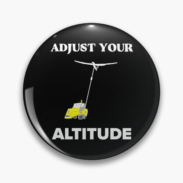 Item preview, Funny sailplane quote adjust your altitude winch launch glider lover   designed and sold by Artstastic.