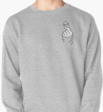 Sudadera cerrada Corazón lindo ~ Pastel Purple