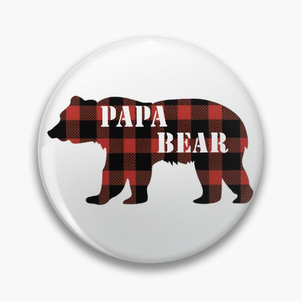 Item preview, Plaid Papa Bear designed and sold by PlanetMarker.