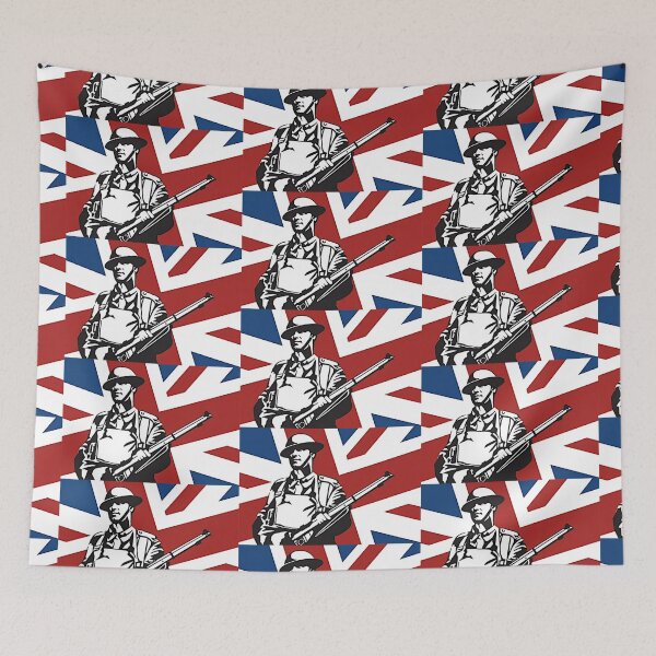 Item preview, British Veteran Remembrance Flag designed and sold by RENAGADE4LYF.