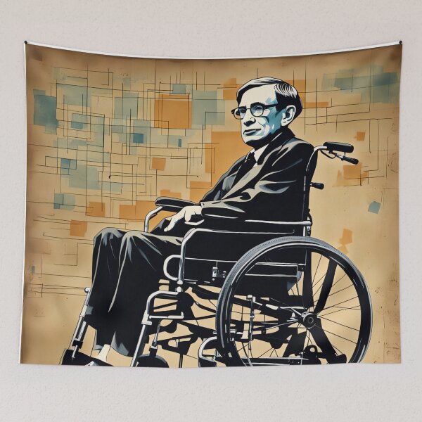 Item preview, Stephen Hawking in wheelchair designed and sold by Joanne Walsh.