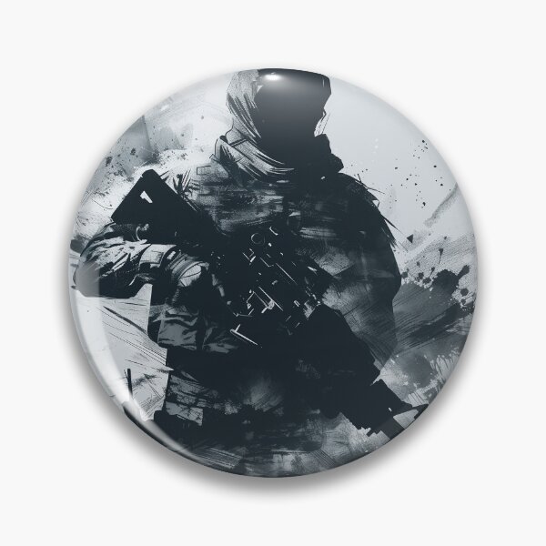 Item preview, Soldier in the Fog of War Ink Logo designed and sold by SOCaptivating.