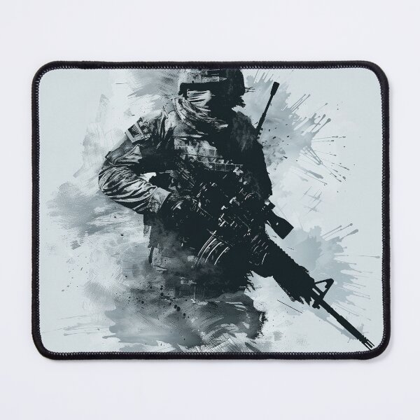 Item preview, Soldier in the Fog of War Ink Logo designed and sold by SOCaptivating.