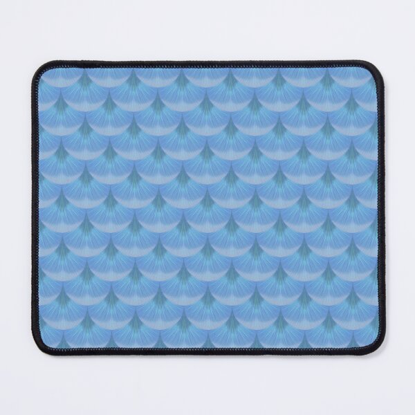 Item preview, Lagoon Shades of Light Blue Layered Mermaid Scales designed and sold by GenAumonier.