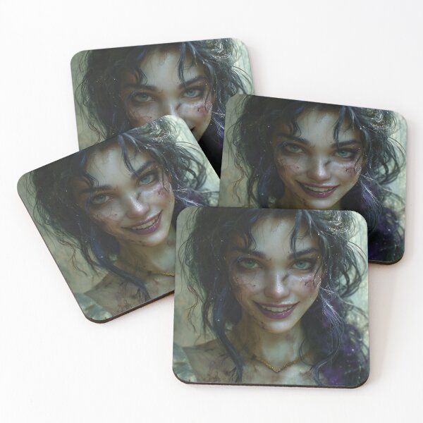 Item preview, Emerald Gaze: The Enigma of a Smile designed and sold by Skolyak.