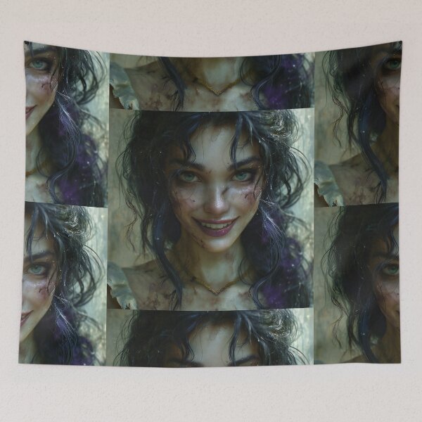 Item preview, Emerald Gaze: The Enigma of a Smile designed and sold by Skolyak.