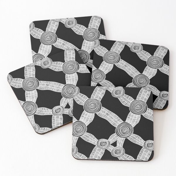Item preview, Authentic Aboriginal Art - River WaterHoles designed and sold by HogarthArts.