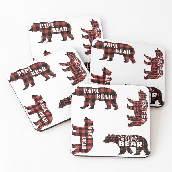 Item preview, Plaid Bears Family Pack designed and sold by PlanetMarker.