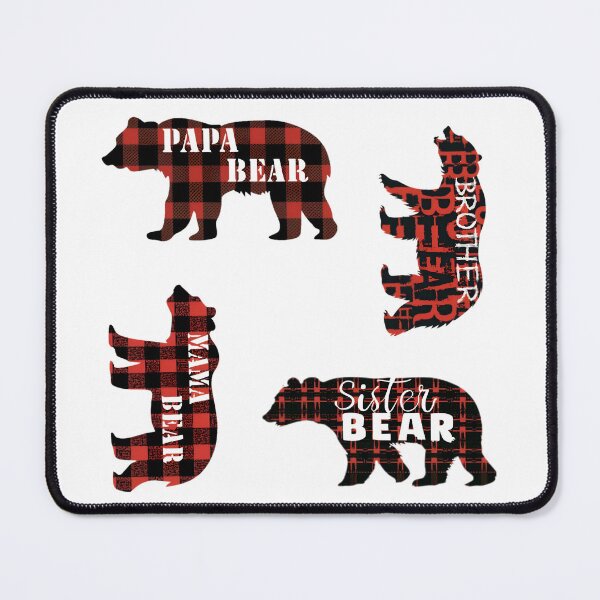 Item preview, Plaid Bears Family Pack designed and sold by PlanetMarker.