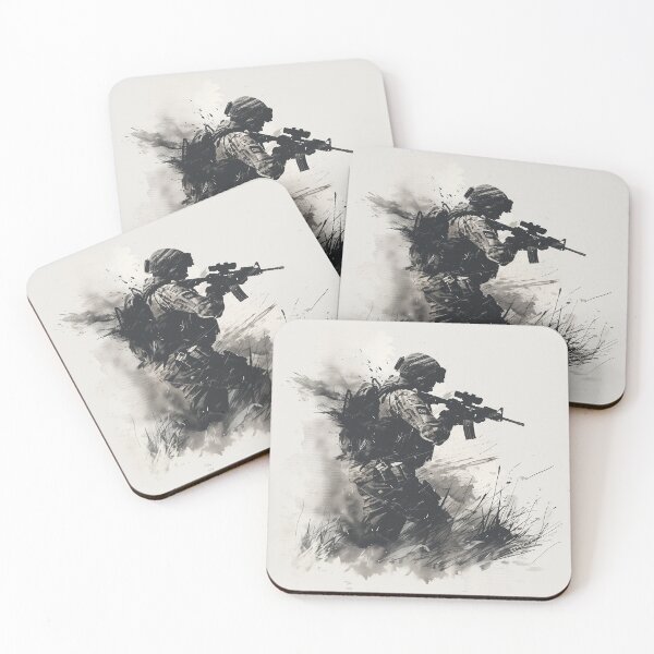 Item preview, Soldier in the Fog of War Ink Logo designed and sold by SOCaptivating.