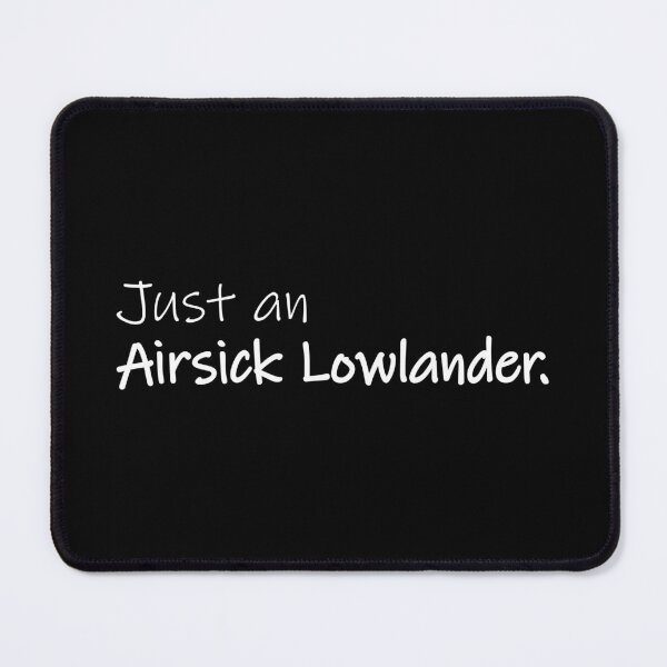 Item preview, Just an Airsick Lowlander - White designed and sold by ONI-Creative.