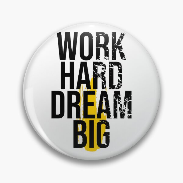 Item preview, work hard dream big designed and sold by StickerDonArt.