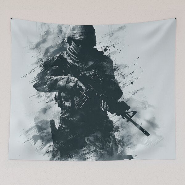 Item preview, Soldier in the Fog of War Ink Logo designed and sold by SOCaptivating.