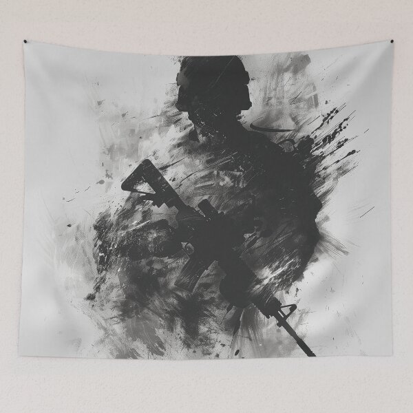 Item preview, Soldier in the Fog of War Ink Logo designed and sold by SOCaptivating.