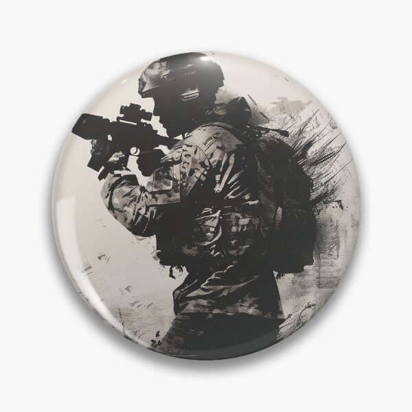 Item preview, Soldier in the Fog of War Ink Logo designed and sold by SOCaptivating.