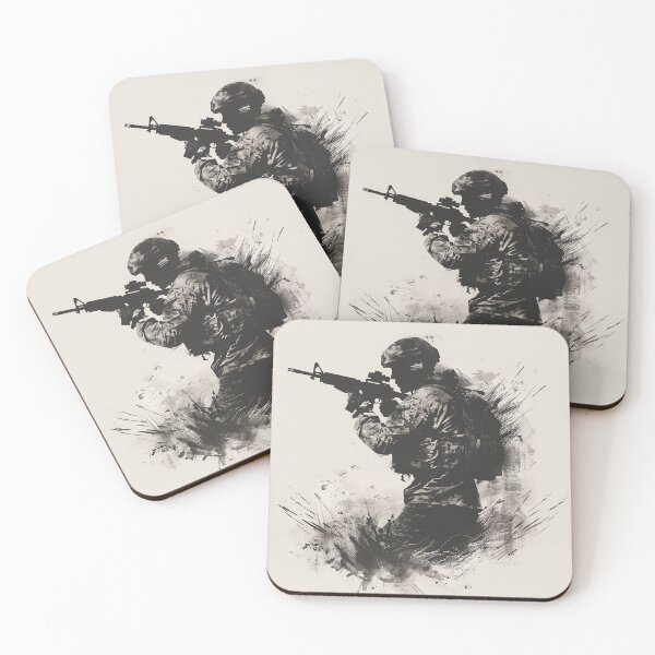 Item preview, Soldier in the Fog of War Ink Logo designed and sold by SOCaptivating.