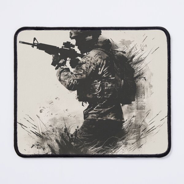 Item preview, Soldier in the Fog of War Ink Logo designed and sold by SOCaptivating.
