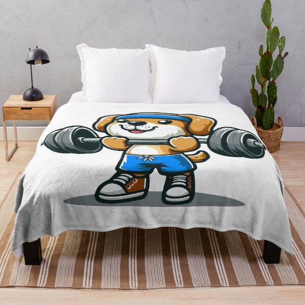 Item preview, Dog Funny Cute Gym Lifting designed and sold by Designowner.