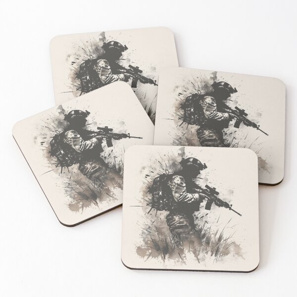Item preview, Soldier in the Fog of War Ink Logo designed and sold by SOCaptivating.