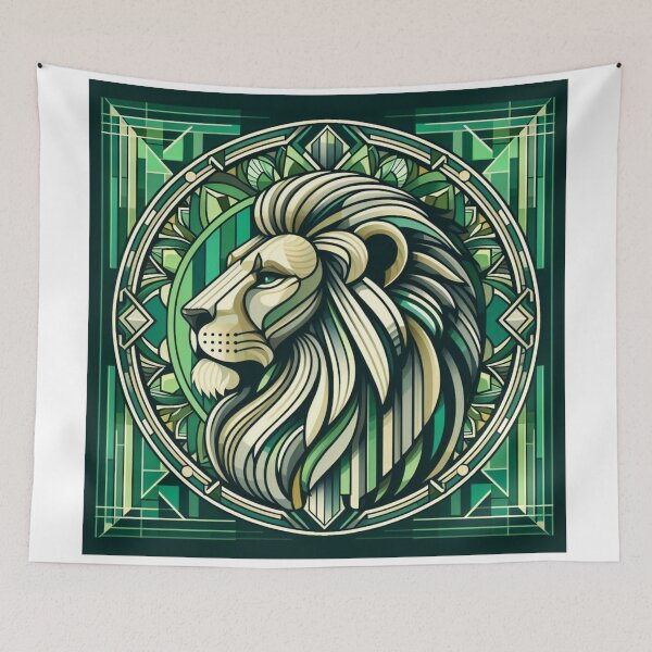 Item preview, Geometric lion power designed and sold by Lakii13.