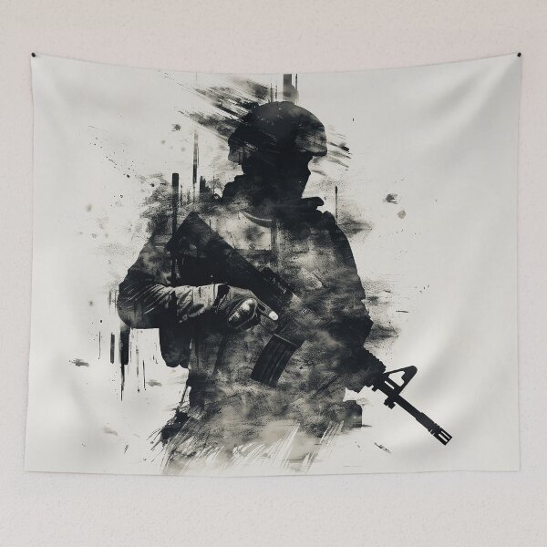 Item preview, Soldier in the Fog of War Ink Logo designed and sold by SOCaptivating.