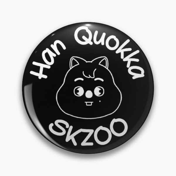 Item preview, Stray Kids - Skzoo HanQuokka Head w/ Name [WHITE OUTLINE] designed and sold by itsaiaaa.
