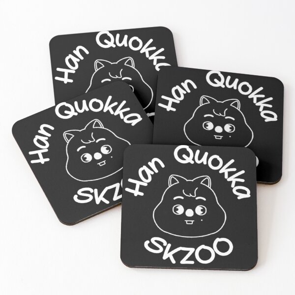 Item preview, Stray Kids - Skzoo HanQuokka Head w/ Name [WHITE OUTLINE] designed and sold by itsaiaaa.