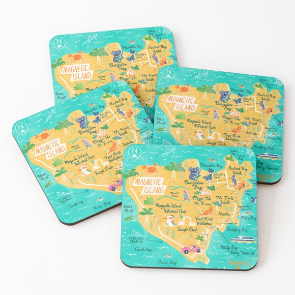 Item preview, Illustrated Map – Magnetic Island designed and sold by Yan Yan Candy Ng.