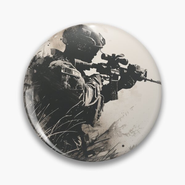 Item preview, Soldier in the Fog of War Ink Logo designed and sold by SOCaptivating.
