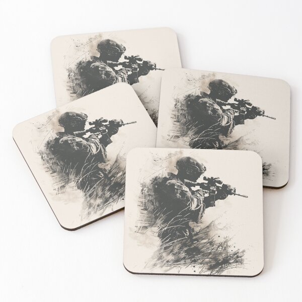 Item preview, Soldier in the Fog of War Ink Logo designed and sold by SOCaptivating.
